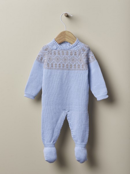 Babygrow com jacquard