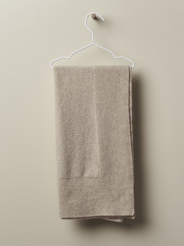 Blanket knitted cashmere