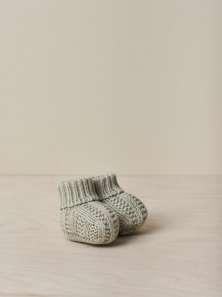 Knitted booties