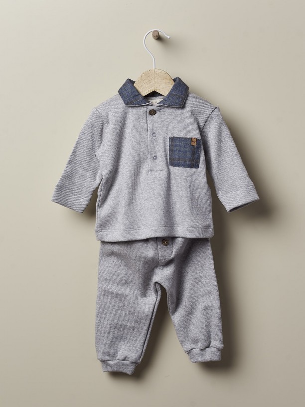 Pyjamas set in cotton