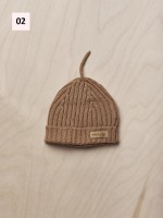 Knitted ribbed beanie Knitted ribbed beanie