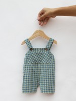 Vichy plaid dungarees Vichy plaid dungarees