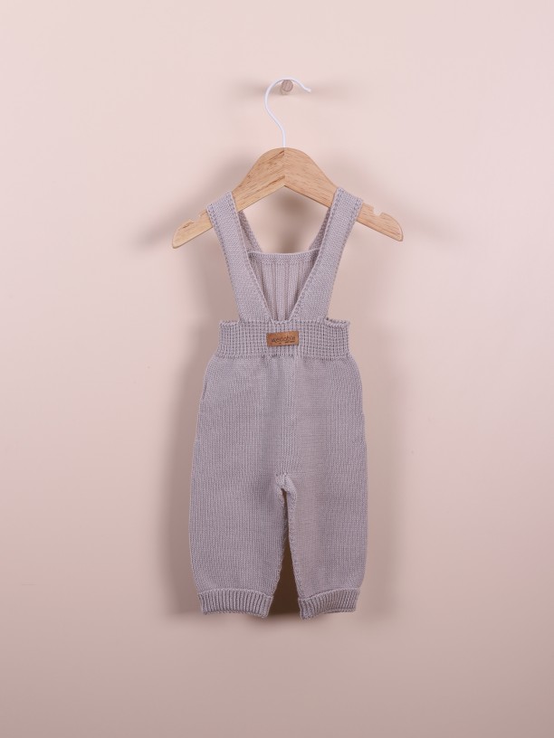 Knitted dungarees