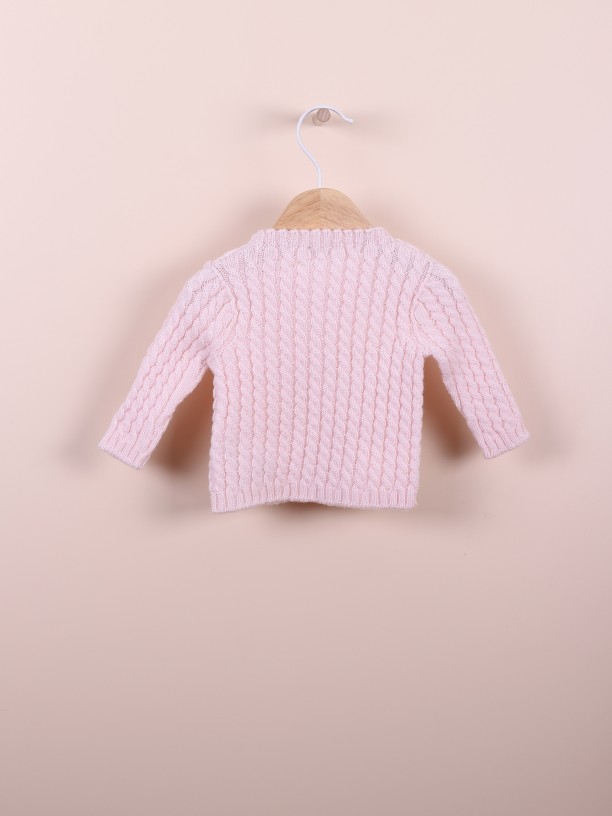 Cable knit sweater