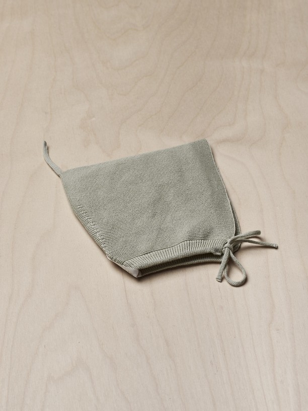 Organic cotton bonnet