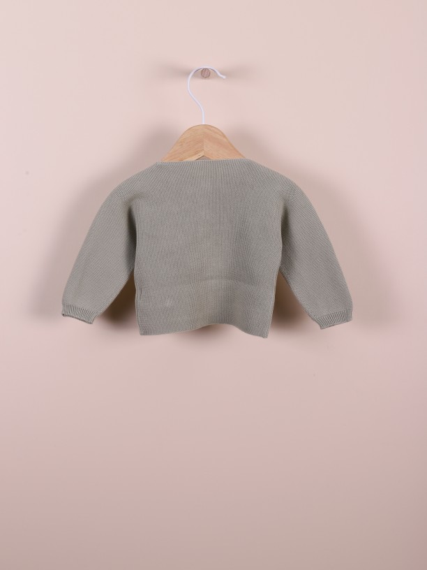 Organic cotton cardigan