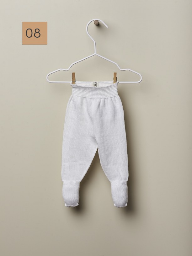 Cotton trousers with feet Cotton trousers with feet
