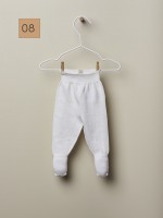 Cotton trousers with feet Cotton trousers with feet