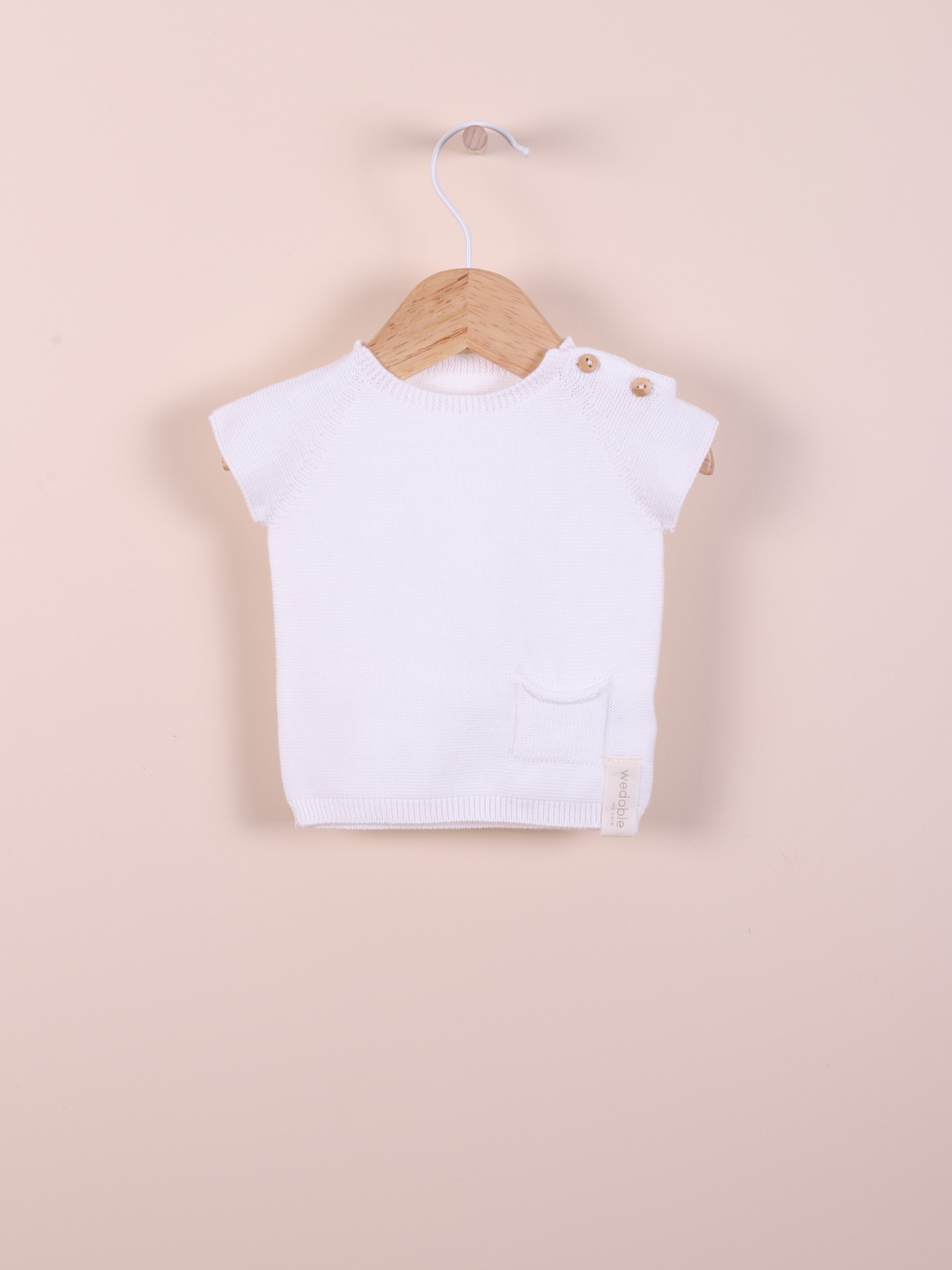 Short-sleeved sweater