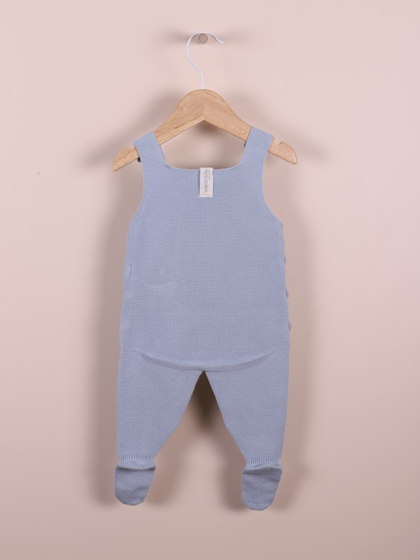 Organic cotton dungarees