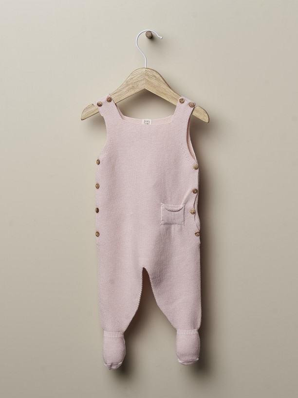 Organic cotton dungarees