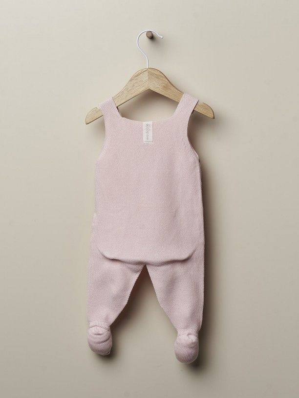 Organic cotton dungarees