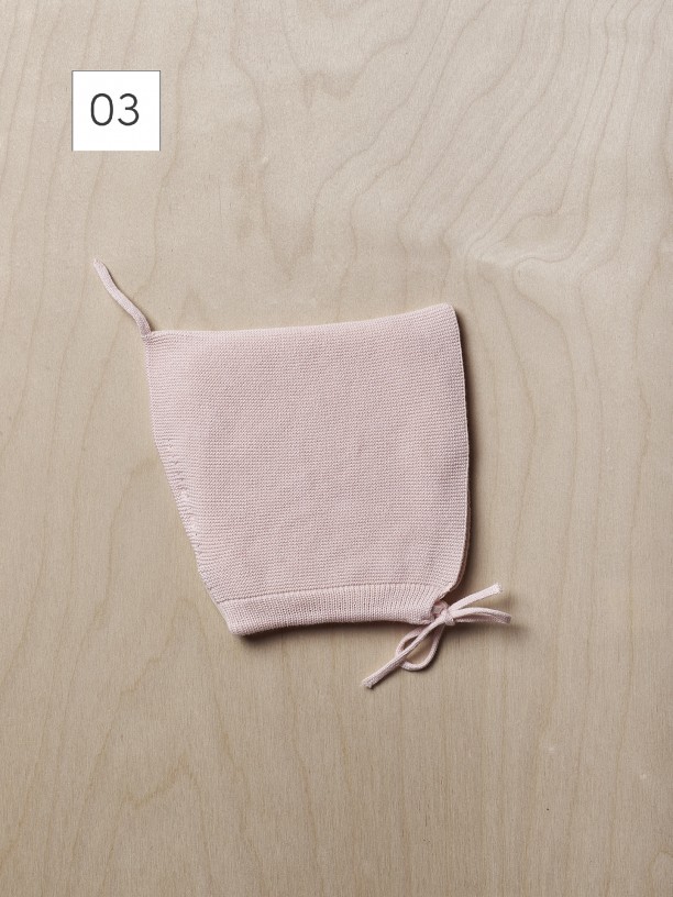 Organic cotton bonnet