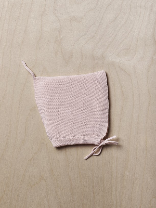 Organic cotton bonnet