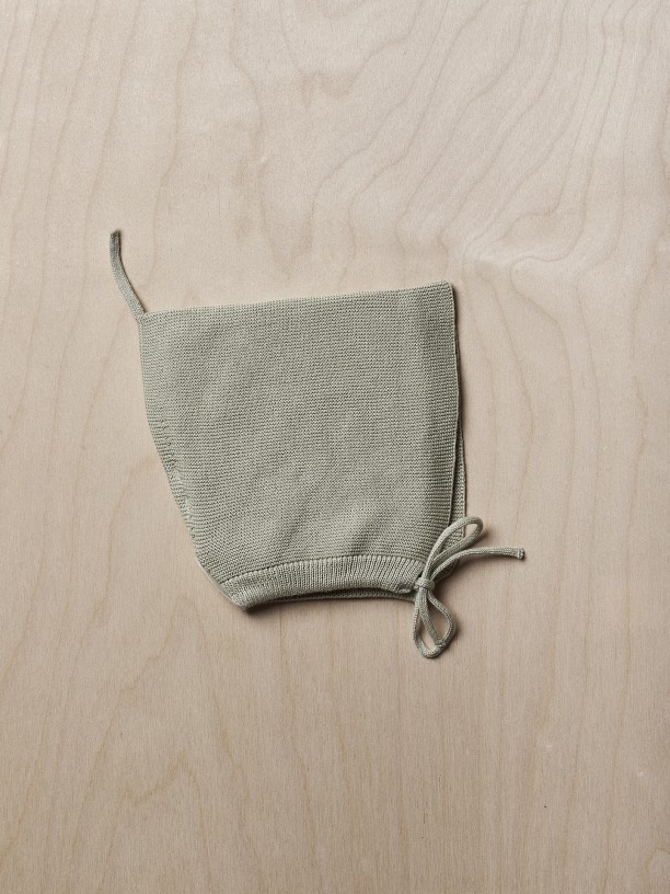 Organic cotton bonnet