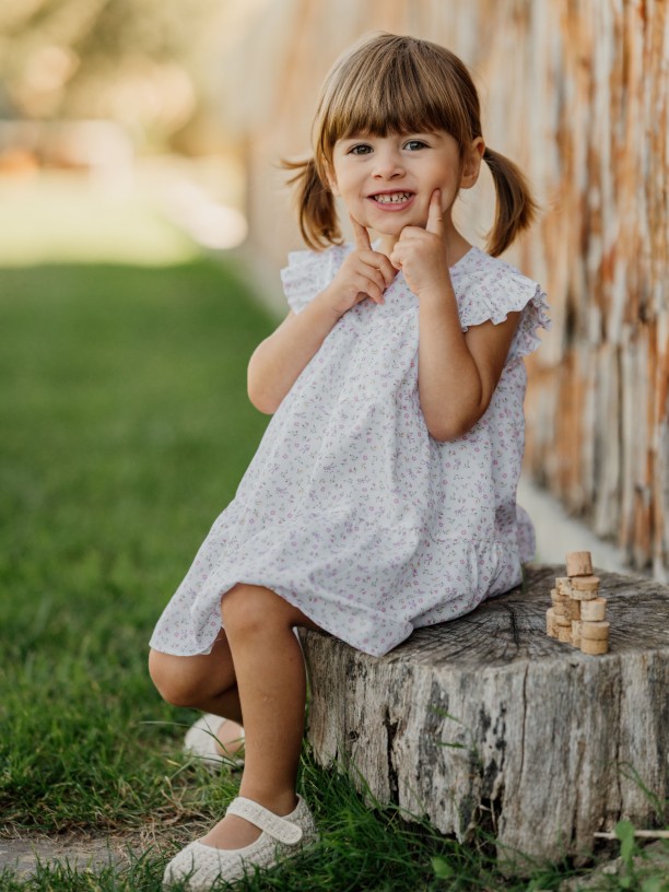 Floral print dress