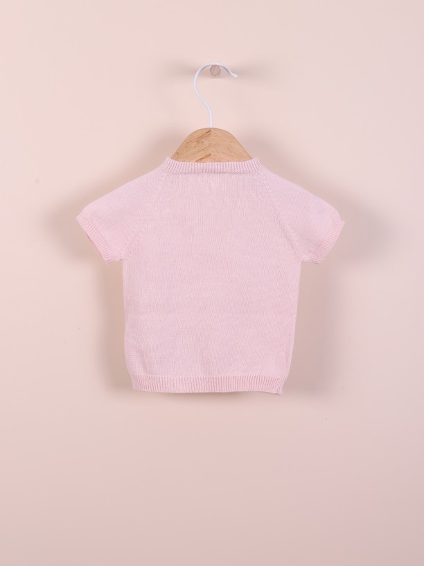 Short-sleeved sweater Short-sleeved sweater