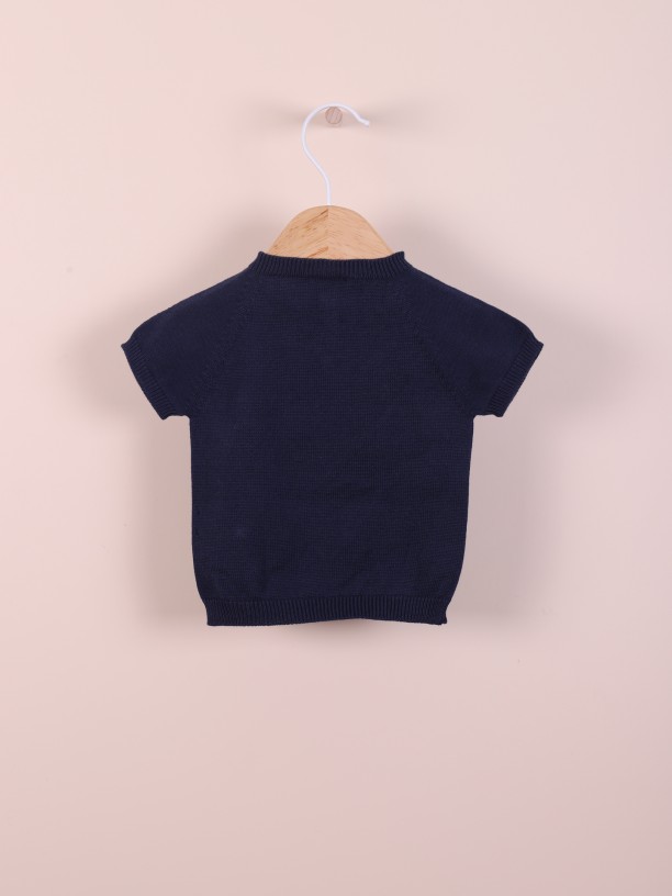 Short-sleeved sweater Short-sleeved sweater