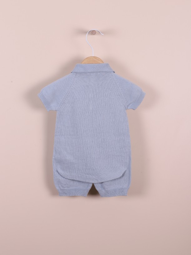 Knitted cotton shortie