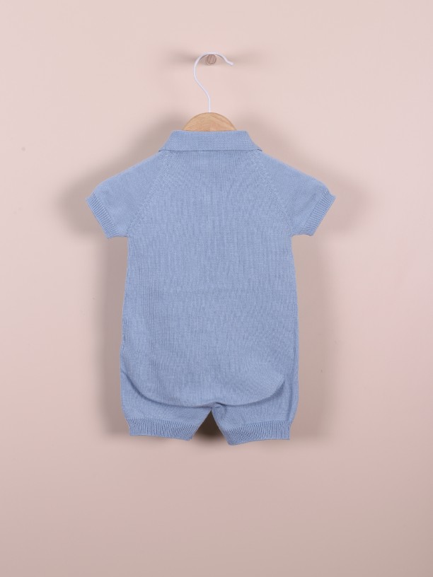Knitted cotton shortie Knitted cotton shortie