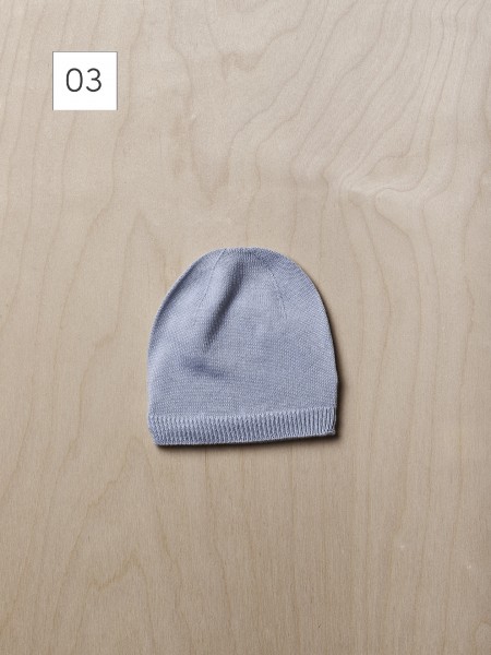 Knitted cotton beanie