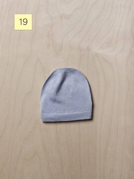Knitted cotton beanie