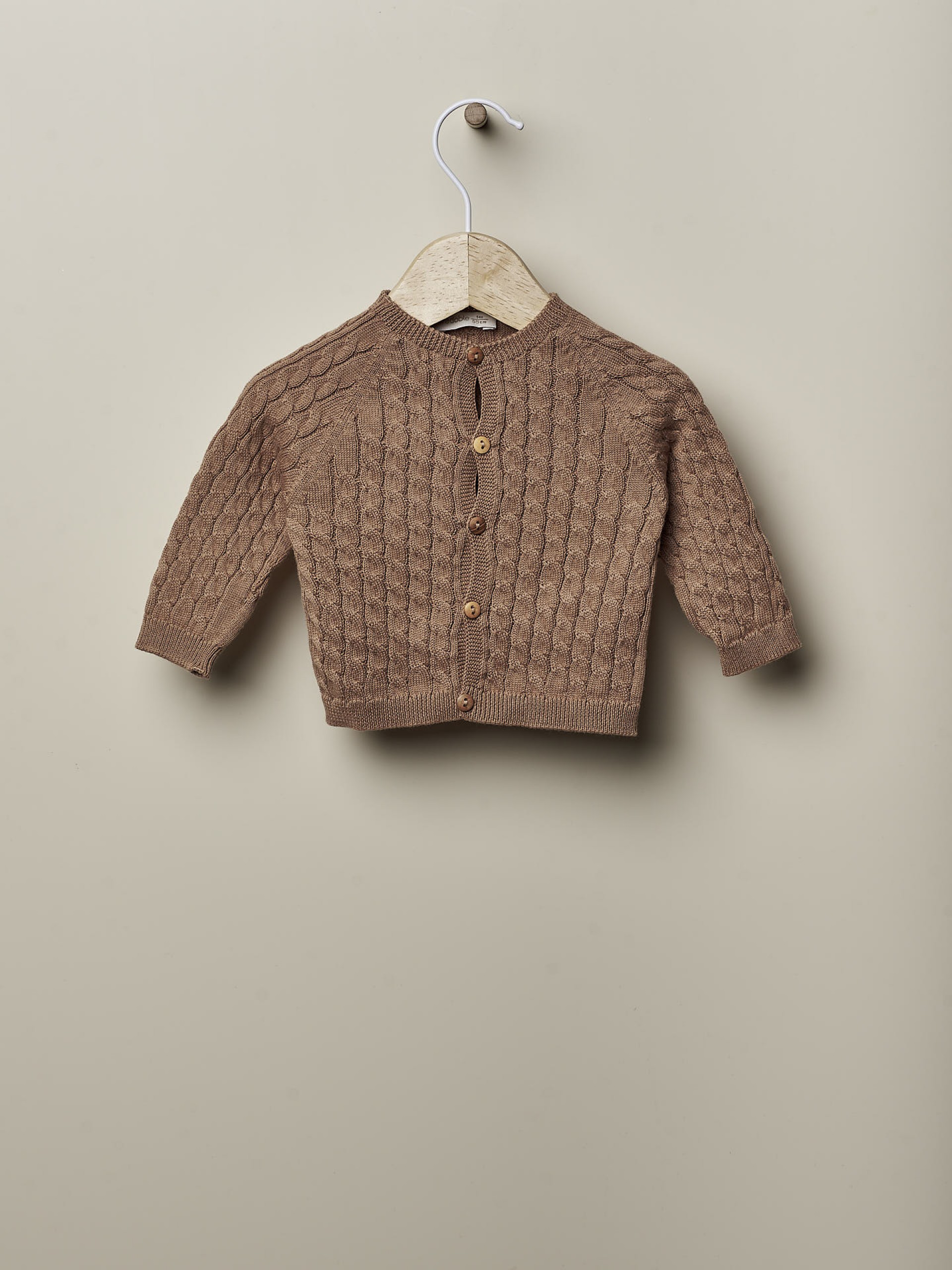 Organic cotton cardigan