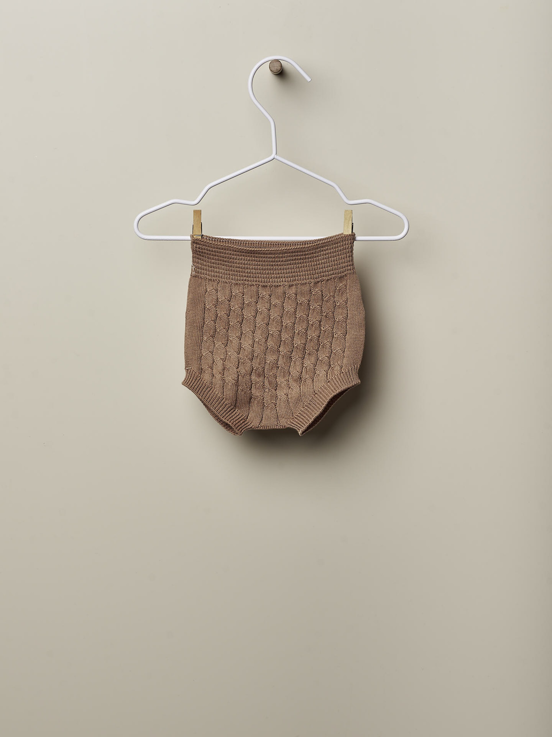 Tapa fralda tricotado