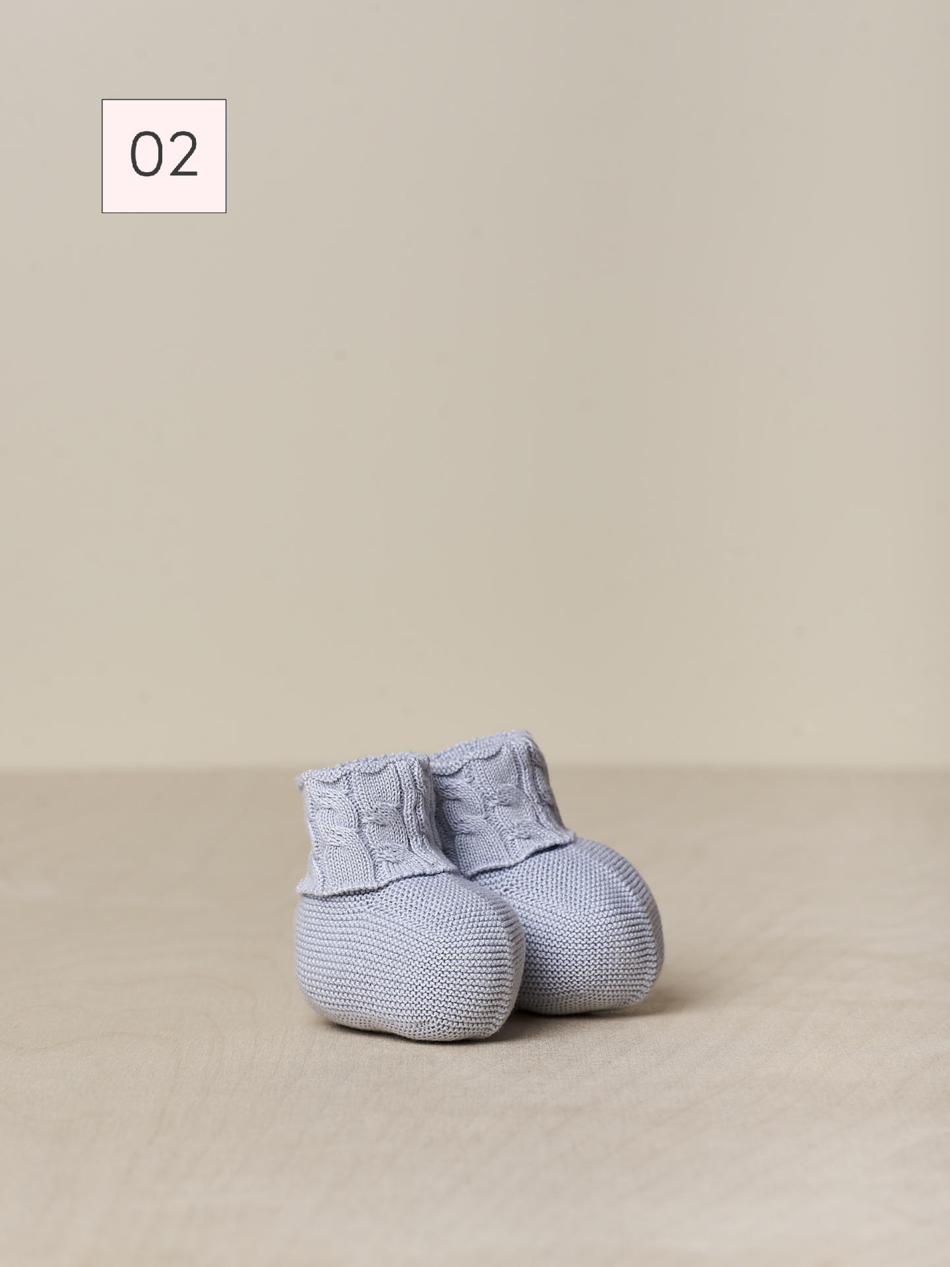 Organic cotton booties