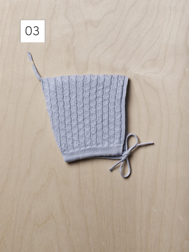 Organic cotton bonnet