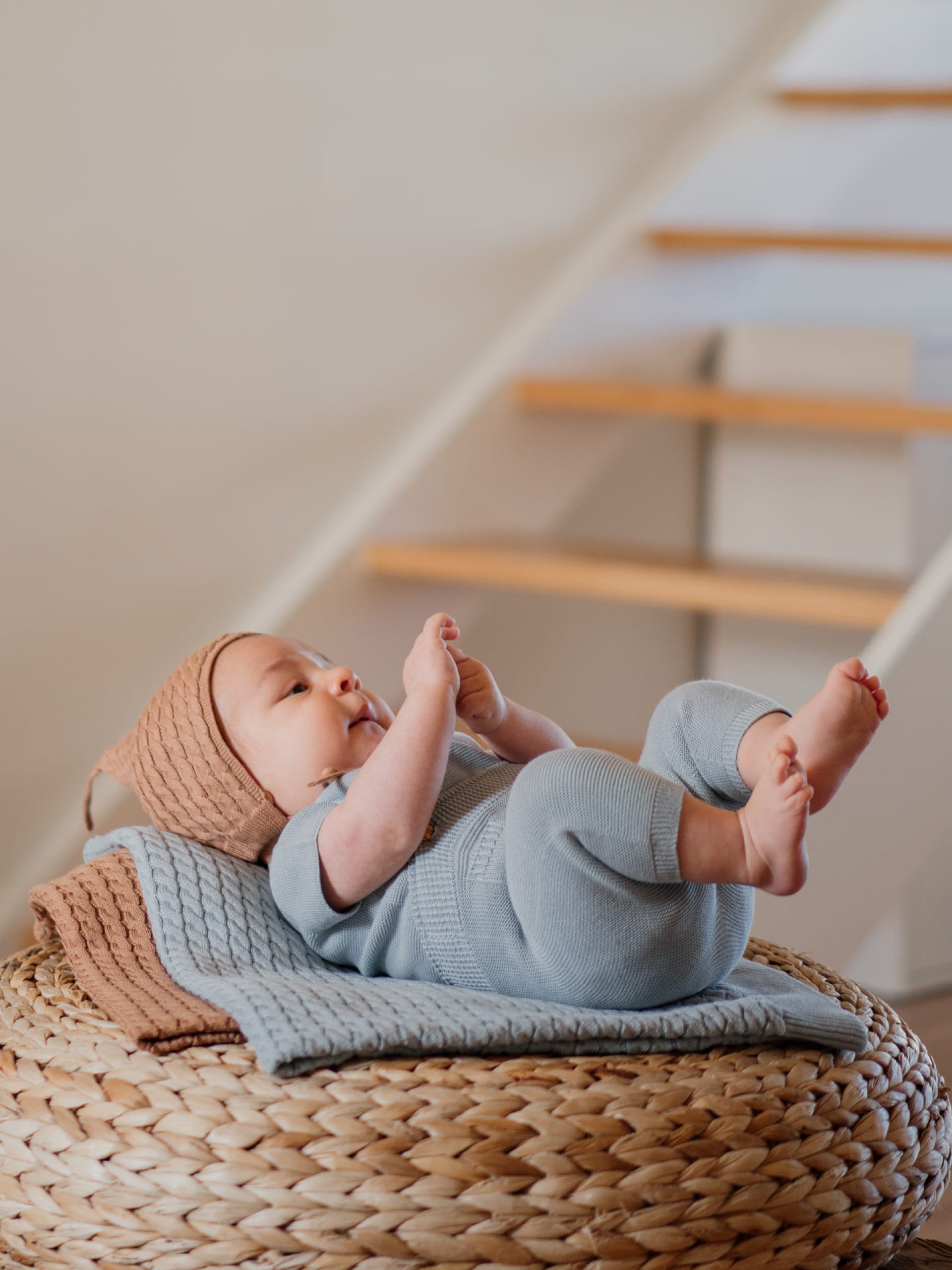 Organic cotton bonnet