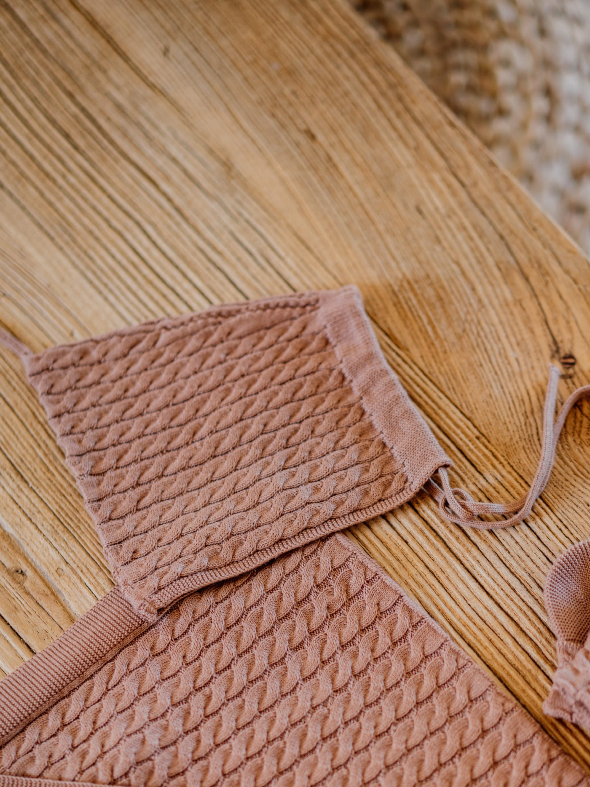 Organic cotton bonnet