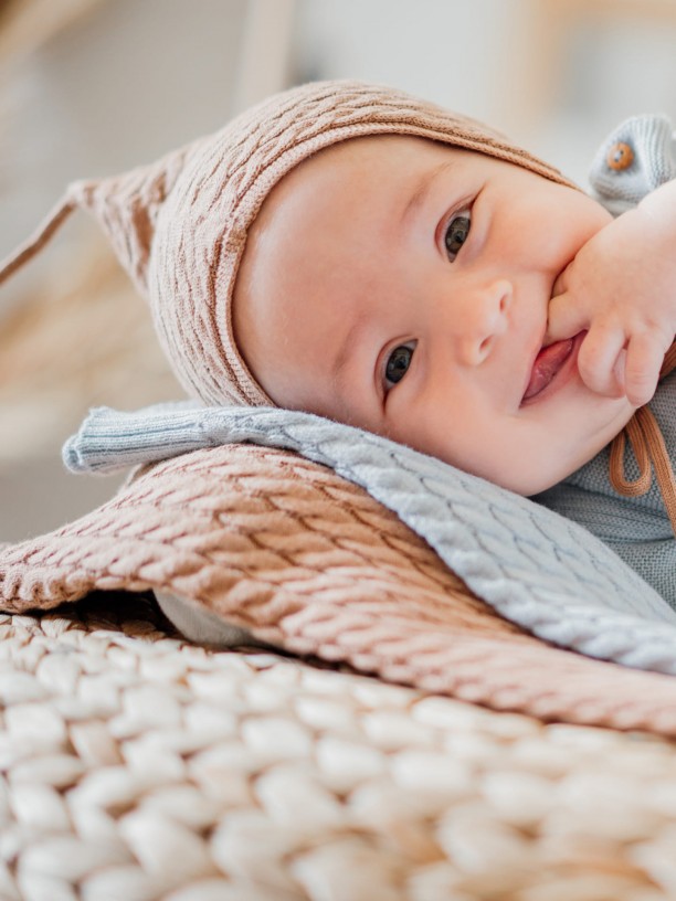 Organic cotton bonnet