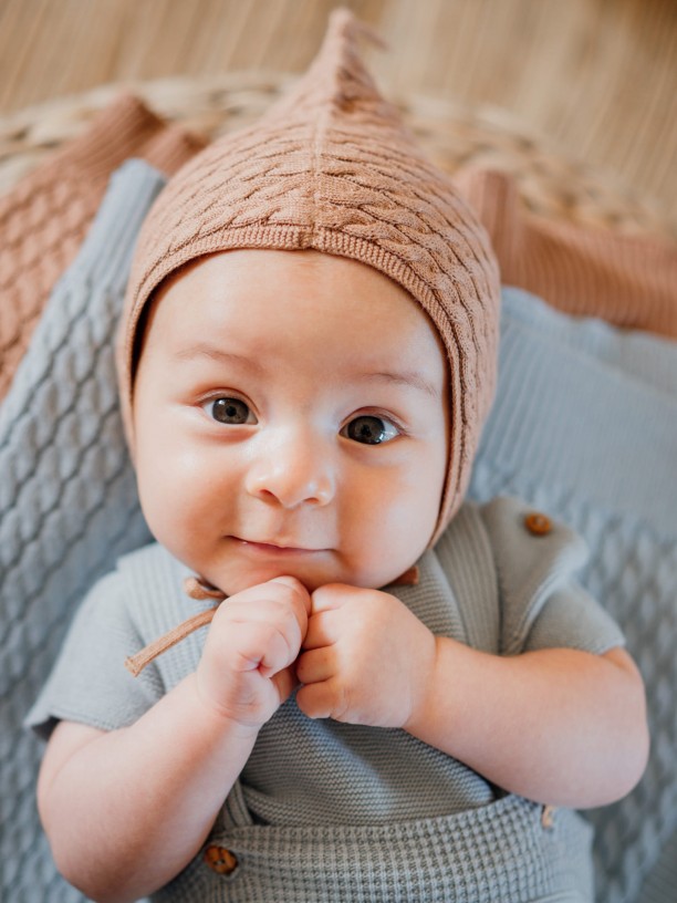 Organic cotton bonnet