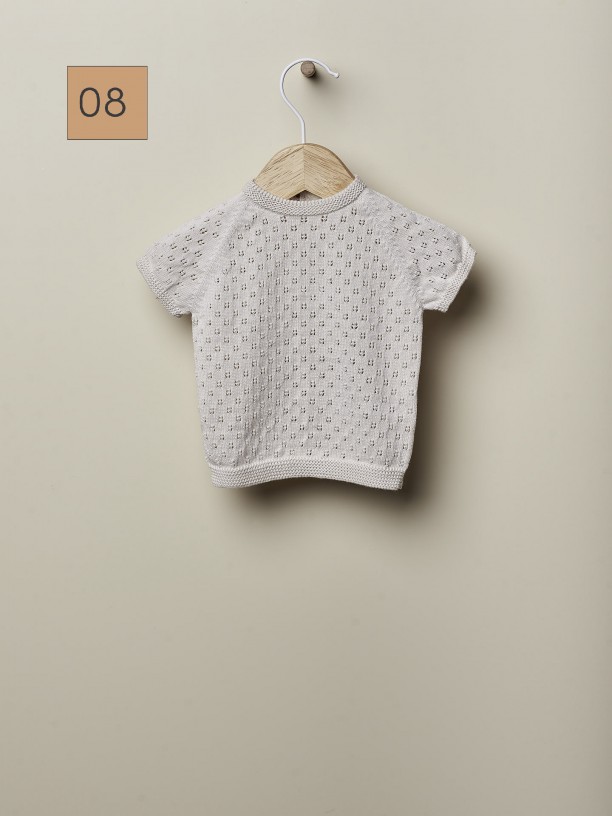 Short-sleeved sweater Short-sleeved sweater