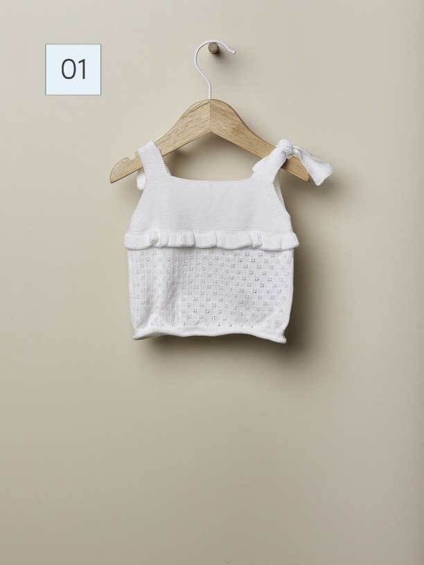Shoulder straps sweater Shoulder straps sweater