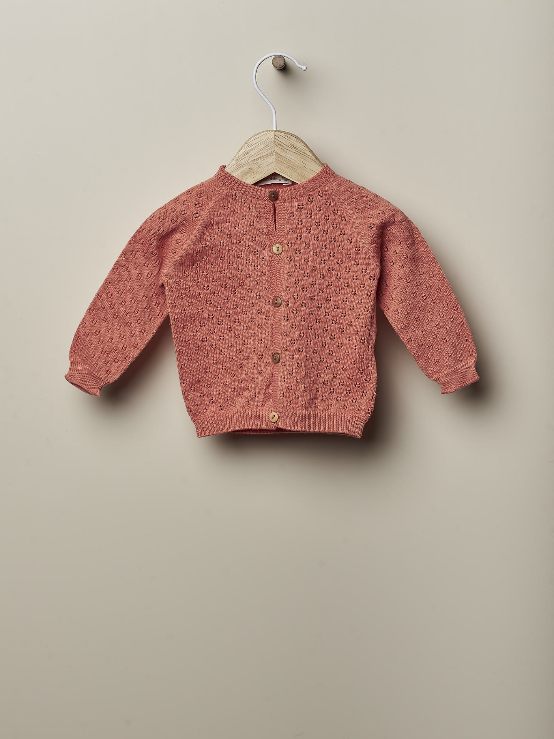 Organic cotton cardigan