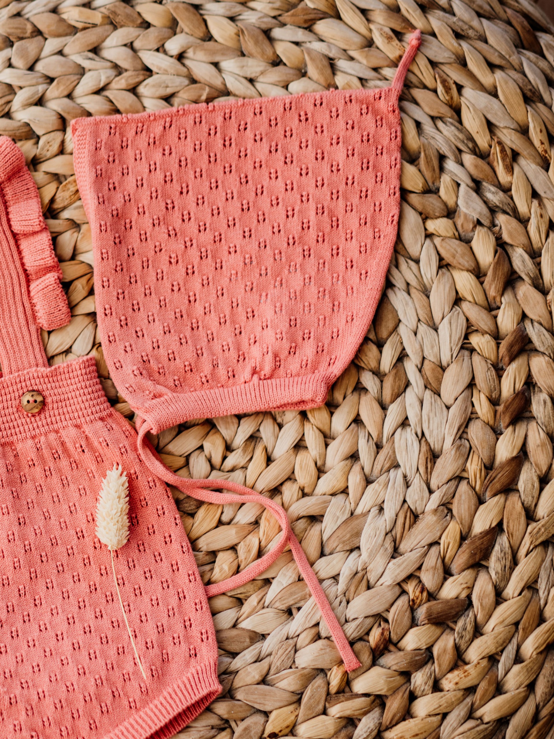 Organic cotton bonnet