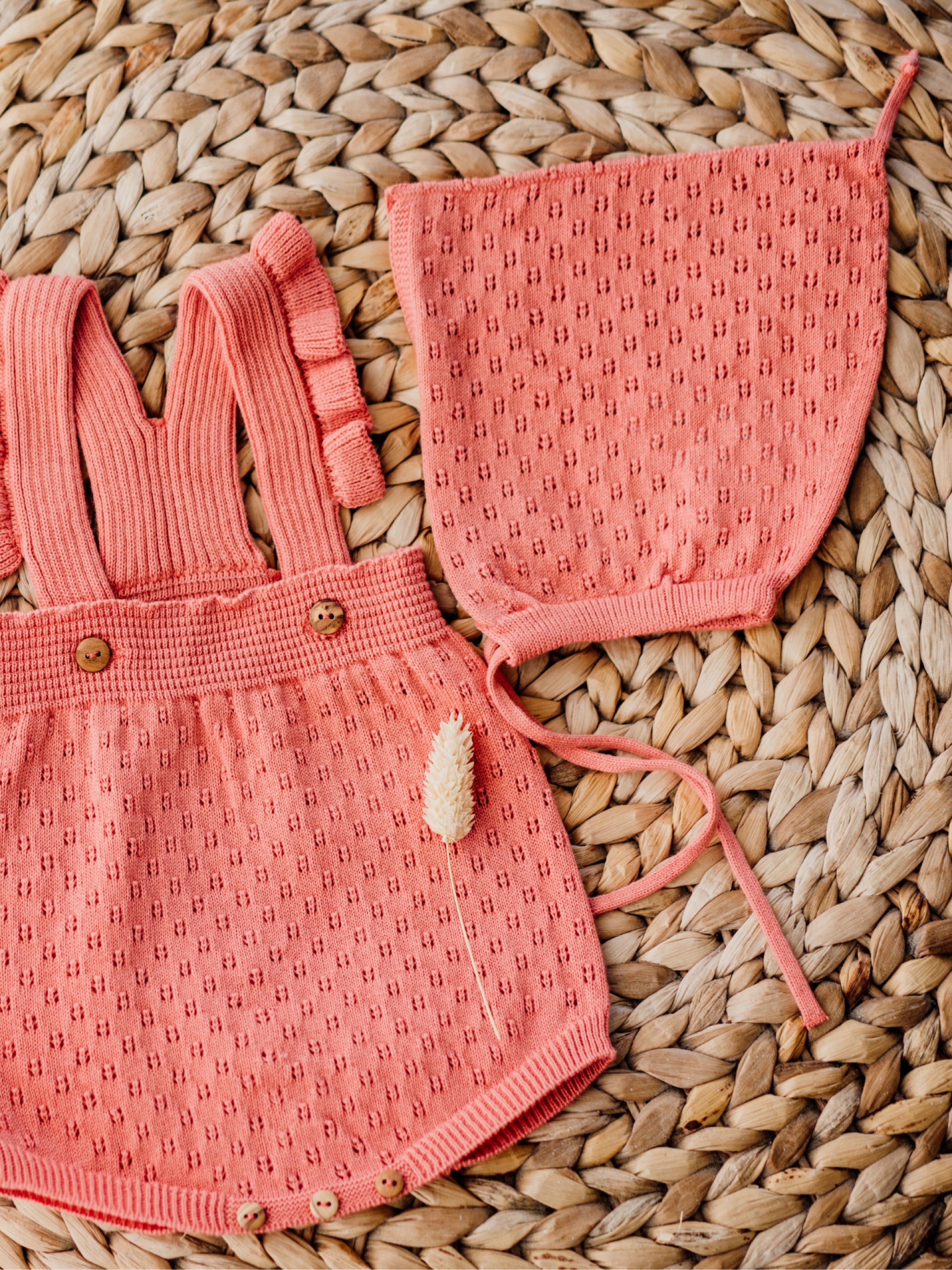 Organic cotton bonnet