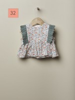 Ocean flower print blouse Ocean flower print blouse