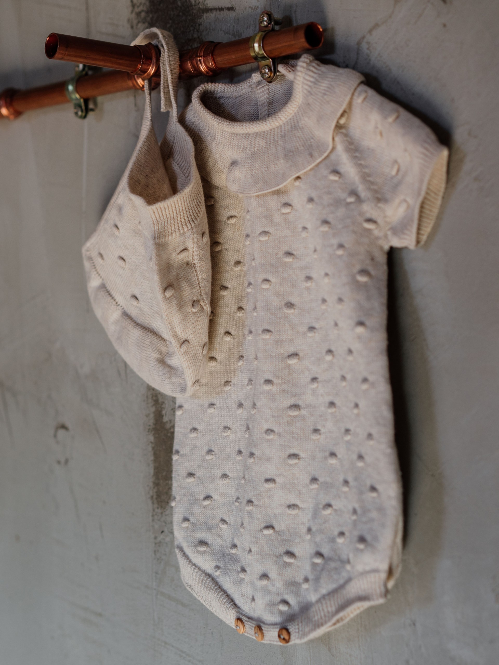 Fofo tricotado algodão