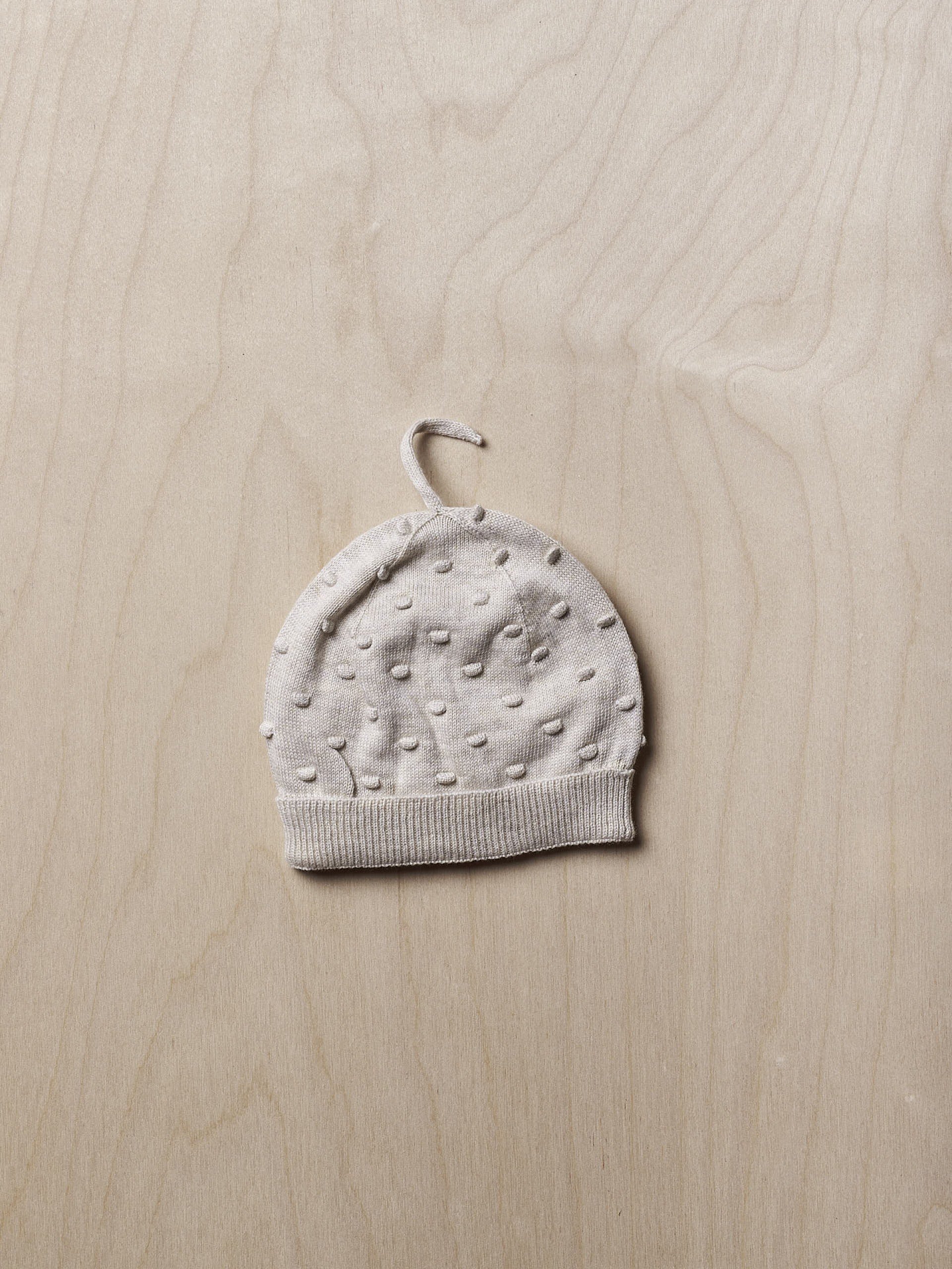 Knitted cotton beanie