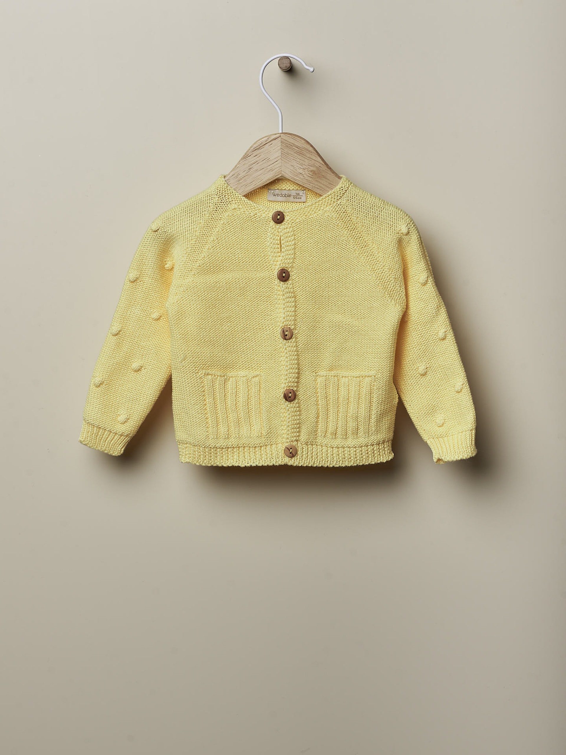 Knitted cotton cardigan