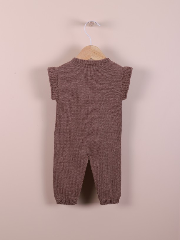 Knitted cotton jumpsuit Knitted cotton jumpsuit