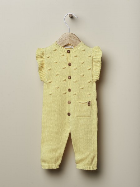 Knitted cotton jumpsuit