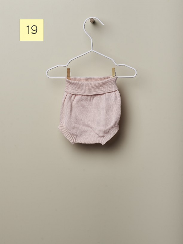 Knitted cotton bloomer