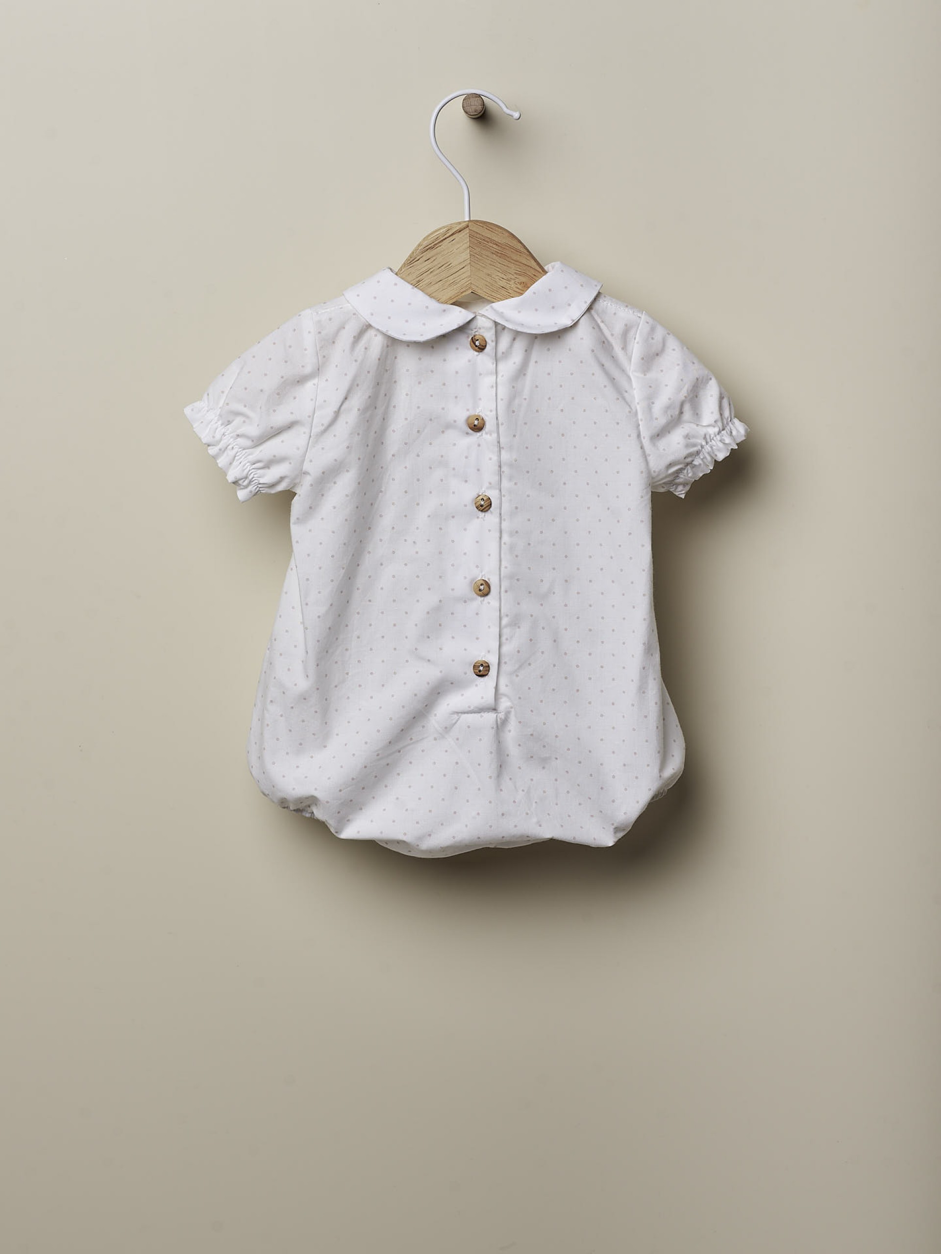 Body blusa pontinhos rosa