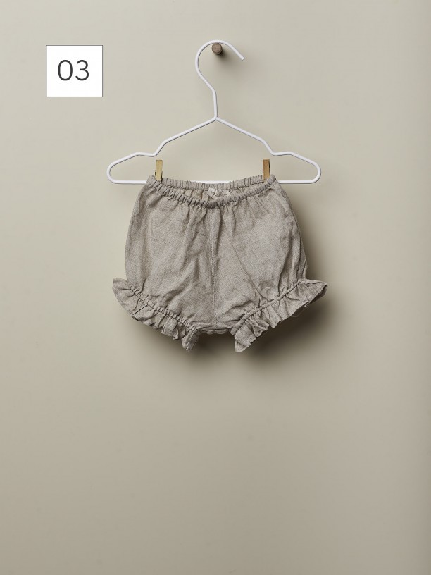 Linen shorts