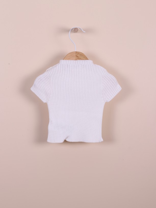 Short-sleeved sweater Short-sleeved sweater