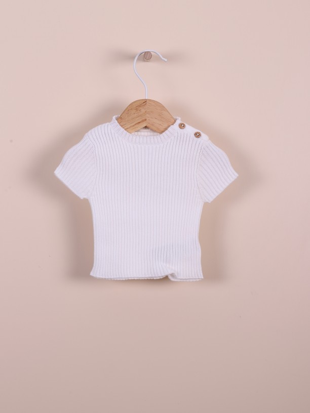 Short-sleeved sweater Short-sleeved sweater